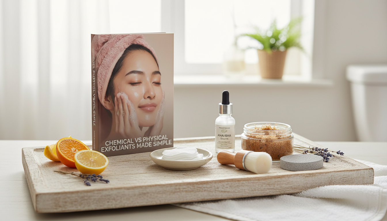 Chemical vs Physical Exfoliants: Choose & Use Them Safely